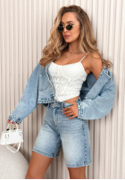 džínové  Kraťasy Hold Me Close modré