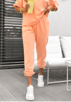 Souprava Tričko i Kalhoty dresowe Double Trouble broskvový