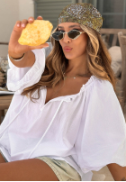 Wzorzysta Šátky Print Story khaki