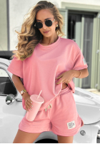 Souprava Tričko i krótkie spodenki Sporty Summer ecru