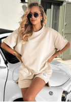 Souprava Tričko i krótkie spodenki Sporty Summer ecru