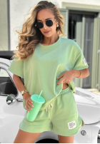 Souprava Tričko i krótkie spodenki Sporty Summer ecru