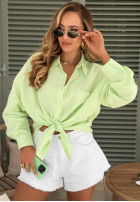 Bawełniana Košile oversize Sunny Life Bílá