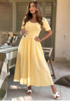 Šaty midi Aliyah růžová