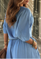 Košile z kieszonką Italian Sky modrá