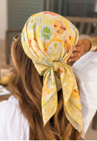 Wzorzysta Šátky w cytrynki Lemon Vibe žlutá