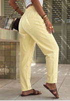 materiálové Kalhoty z gumką pasu