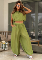 Souprava top i Kalhoty Pretty Jasmine žlutá