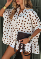 Košile w Bodky  Hello Bellissima Bílá