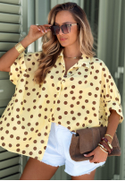 Košile w Bodky  Hello Bellissima Bílá