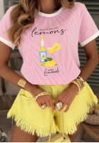 džínové  Kraťasy z szerokimi nogawkami Endless Blue modré