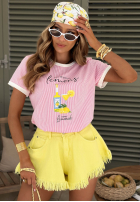 džínové  Kraťasy z szerokimi nogawkami Endless Blue modré