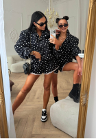 Kraťasy w Bodky  Dot Romance černé