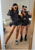 Košile w Bodky  Dot Romance černá