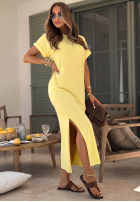 Šaty z dekoltem Your Own Life čokoládová