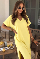 Šaty z dekoltem Your Own Life čokoládová