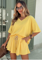 Tepláková souprava Tričko i krótkie spodenki Willy žlutá