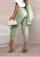 materiálové Kalhoty Laura černé