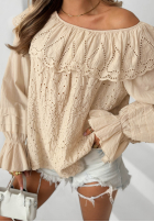 Ażurowa Halenka španělština Summer Seaside béžová