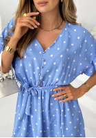 Wiązana Šaty w Bodky  Take A Chance modrá