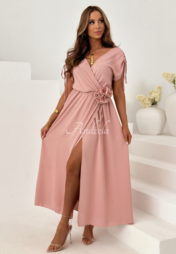 Visk&oacute;zov&eacute; &scaron;aty se stahov&aacute;n&iacute;m a růž&iacute; Dreamy Garden pudrov&aacute; růžov&aacute;