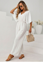 Šaty maxi w panterkę Wild Jungle béžová