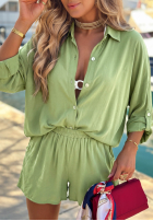 Souprava Košile i krótkie spodenki Summer Essence béžový