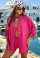 Souprava Košile i krótkie spodenki Summer Essence béžový