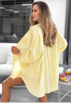 Haftowana Košile boho Ti Amo žlutá
