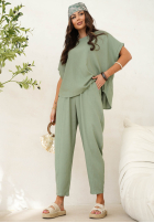 Halenka oversize z kieszeniami Bright Breeze béžová
