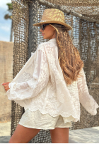 Haftowana Košile boho Sandy Kiss ecru