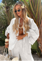 Haftowana Halenka boho Ti Amo žlutá