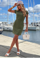 Šaty mini Sun Days khaki