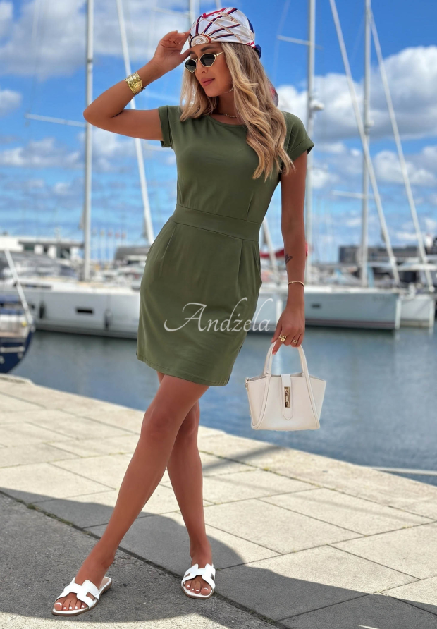 Bavlněn&eacute; mini &scaron;aty Sun Days khaki