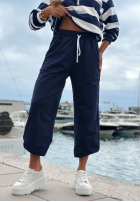 Kalhoty dresowe ze ściągaczami Sail Voyage granátové