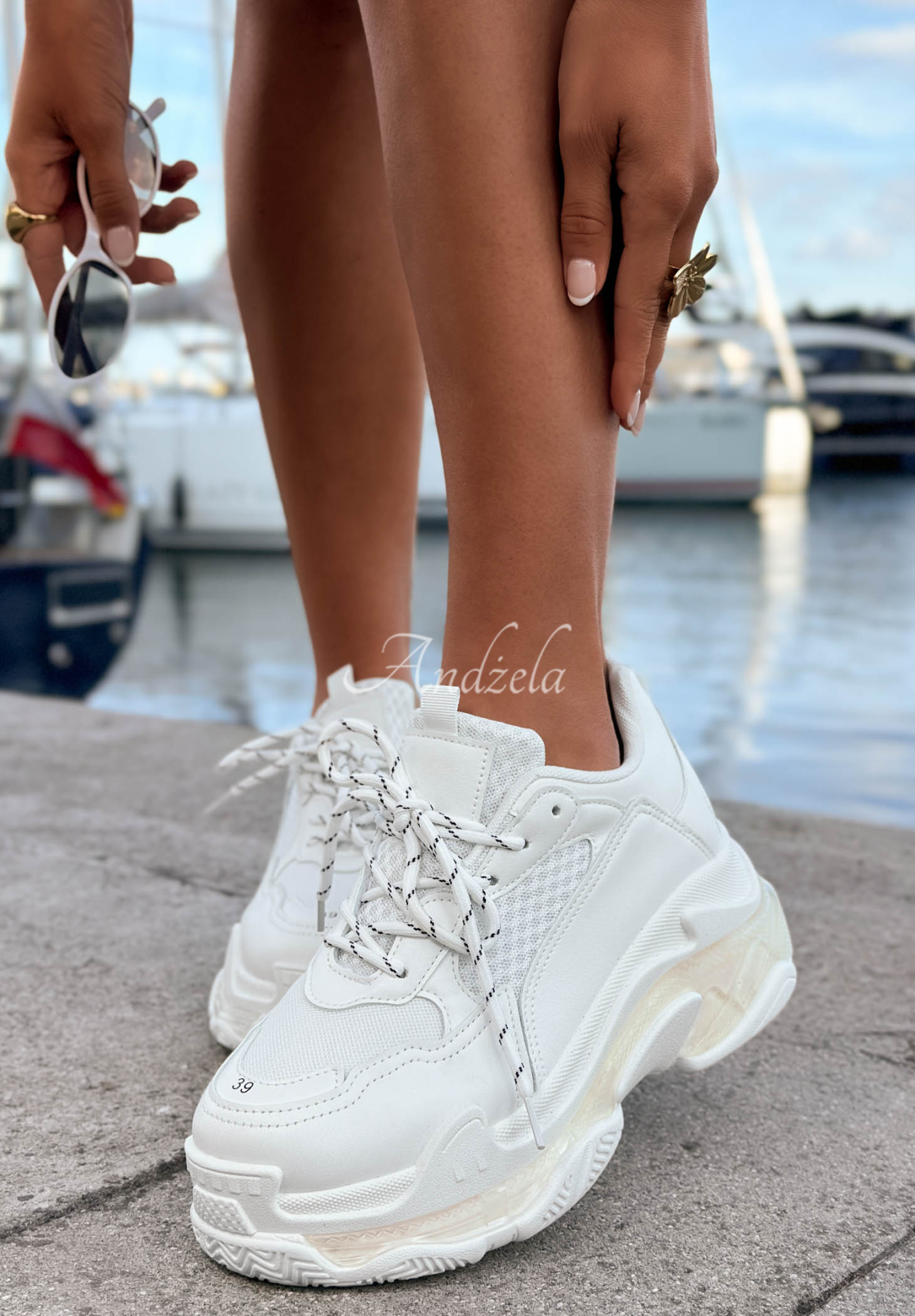 Sneakersy Summer Run ecru