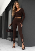 Legíny z zapiętkami Velvet Muse černé