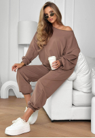 Tepláková souprava Easy Fit khaki