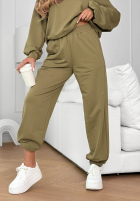 Tepláková souprava Easy Fit khaki