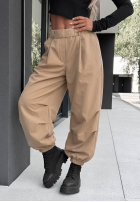materiálové Kalhoty joggery True Basic černé