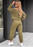 Tepláková souprava Easy Fit khaki