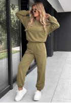 Tepláková souprava Easy Fit khaki