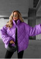 Krátká Prošívaná Bunda bomberka Fall Favorites oranžová