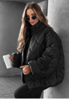 Krátká Prošívaná Bunda bomberka Fall Favorites oranžová