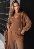 Souprava Mikina, Kalhoty i body 3in1 All For Love čokoládový