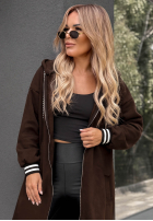 Długa Mikina oversize s kapucí Cozy Hour černá