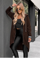 Długa Mikina oversize s kapucí Cozy Hour černá