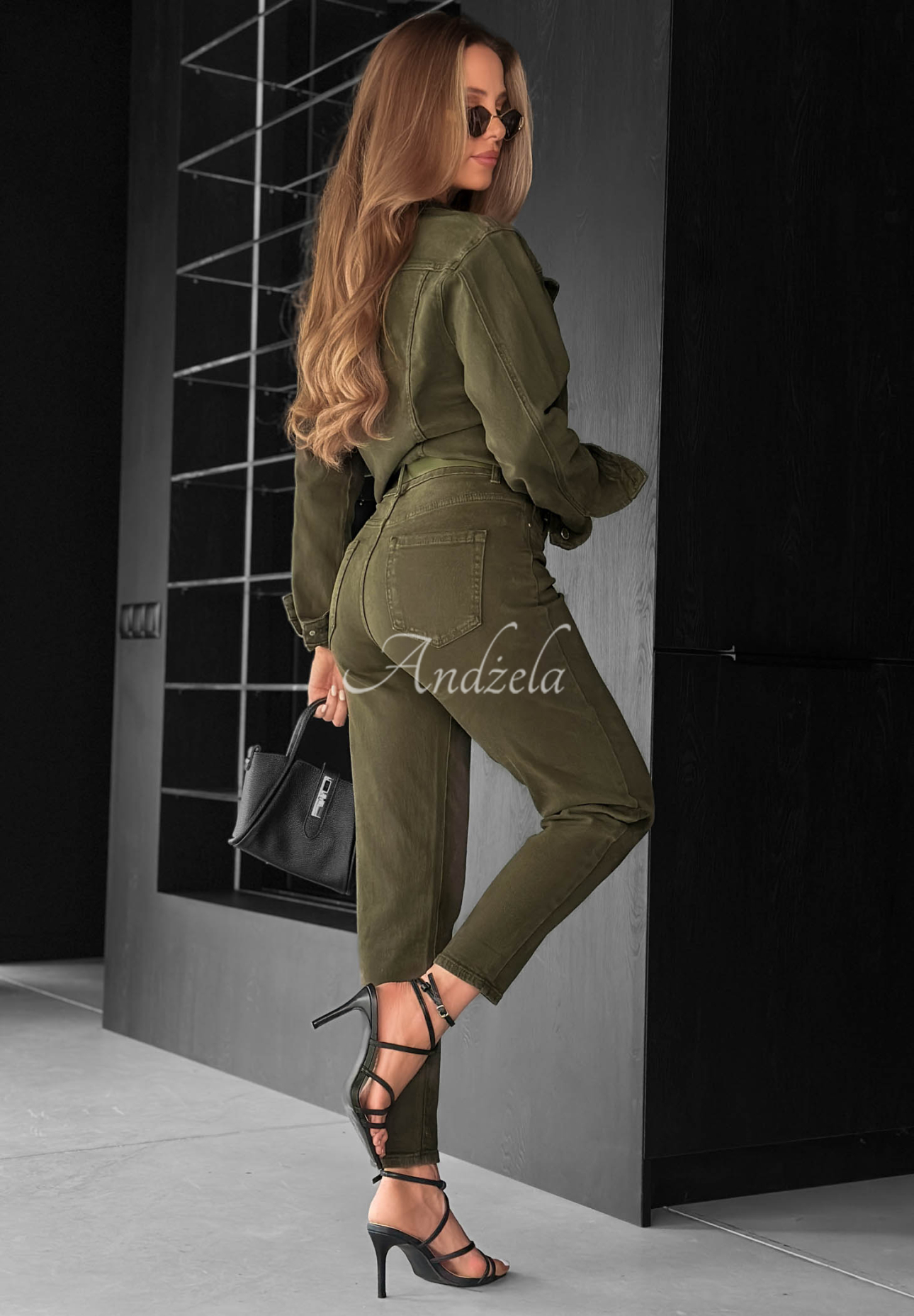 Džíny mom fit More Than Ever khaki