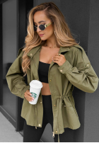 Lekka Bunda parka s kapucí Street Glow béžová