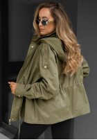 Lekka Bunda parka s kapucí Street Glow béžová